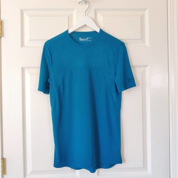 Under Armour Threadborne fitted athletic top sz S - Picture 1 of 8